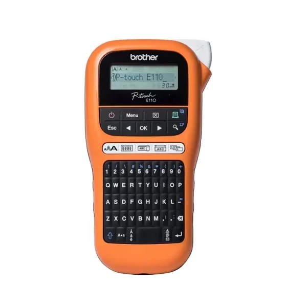 rotulador portátil brother pt e110vp