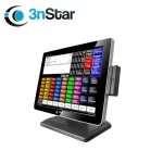 monitor táctil 15" 3nstar tcm010vh sin bisel, resolución 1024 x 768, brillo: 400cd/m2, interfaz tactil usb