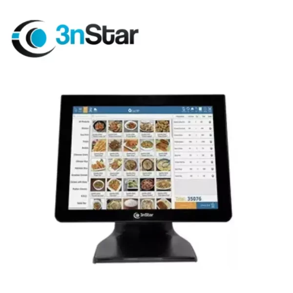 monitor táctil lcd 15" 3nstar sin bisel tcm008vh, 6ms, resolucion1024 x 768, 400cd/m²,hdmi, usb, vga