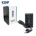 estabilizador cdp r2cu avr1008i 1000va/500w 8 salidas 4 puertos usb
