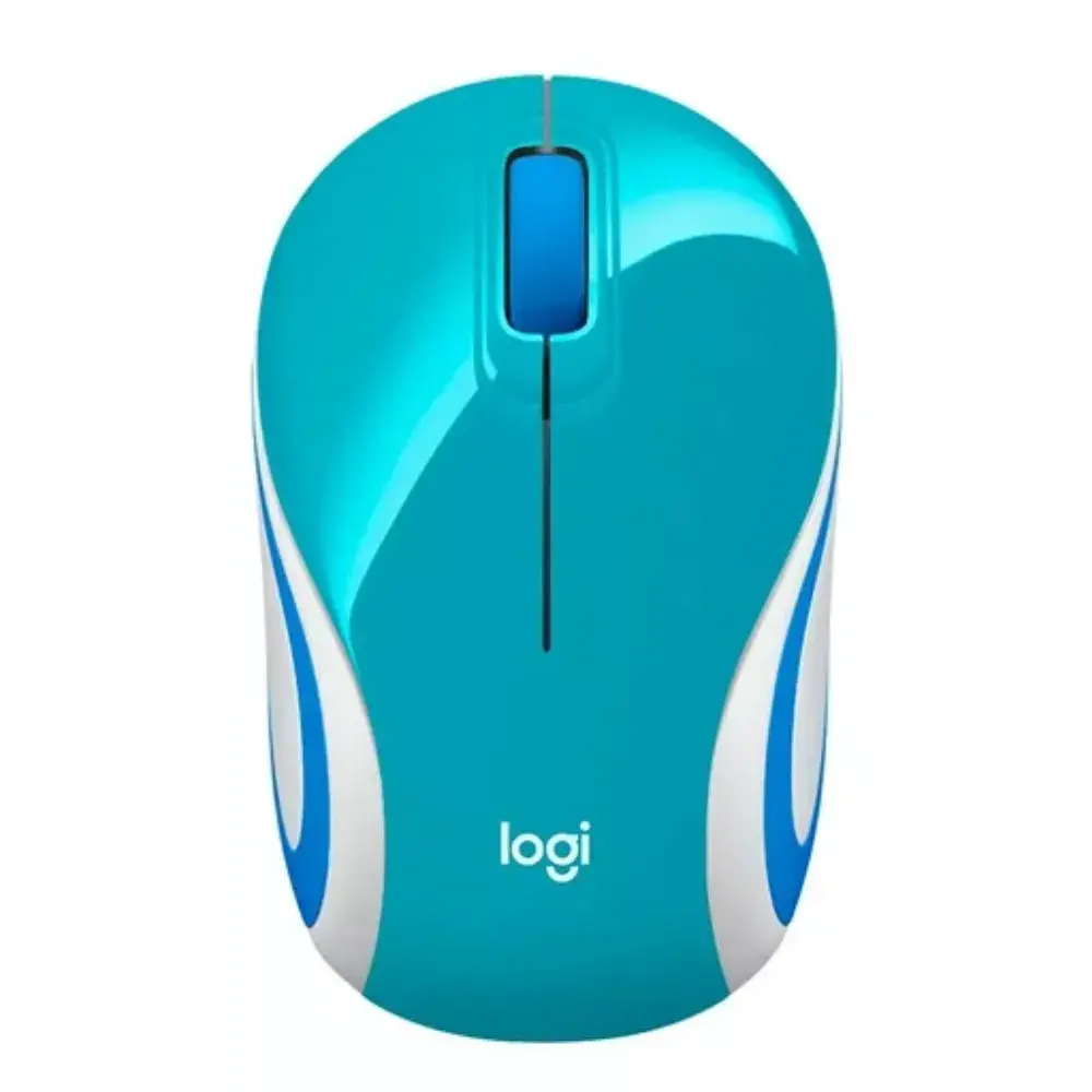 1-1-1.webp Mouse Logitech M187 Wireless Mini Radio hasta 10 metros Color Azul Claro - Imagen 1