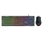 Combo Teclado Genius y Mouse Gx Scorpion Km-Gx6 Ai Copilot Gaming Rgb 3200dpi Negro