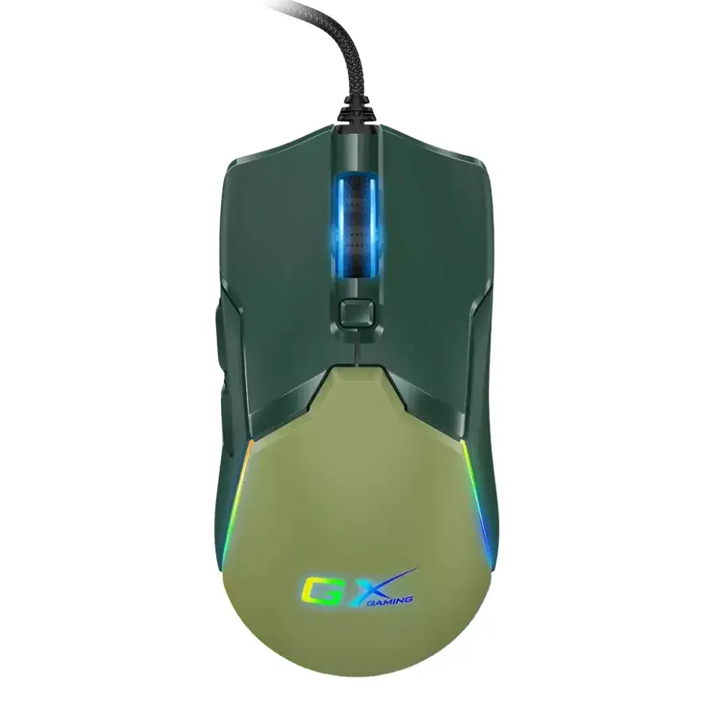 1-1-20.webp Mouse Genius GX Scorpion M700 RGB Army Green, 7200 DPI, 6 botones programables y memoria integrada - Imagen 1