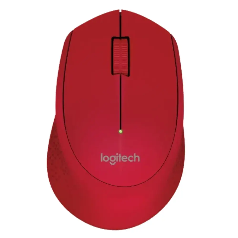 1-1-7.webp Mouse Logitech M280 Inalambrico 2.4 Ghz 1000 DPI Conexión USB Color Rojo - Imagen 1