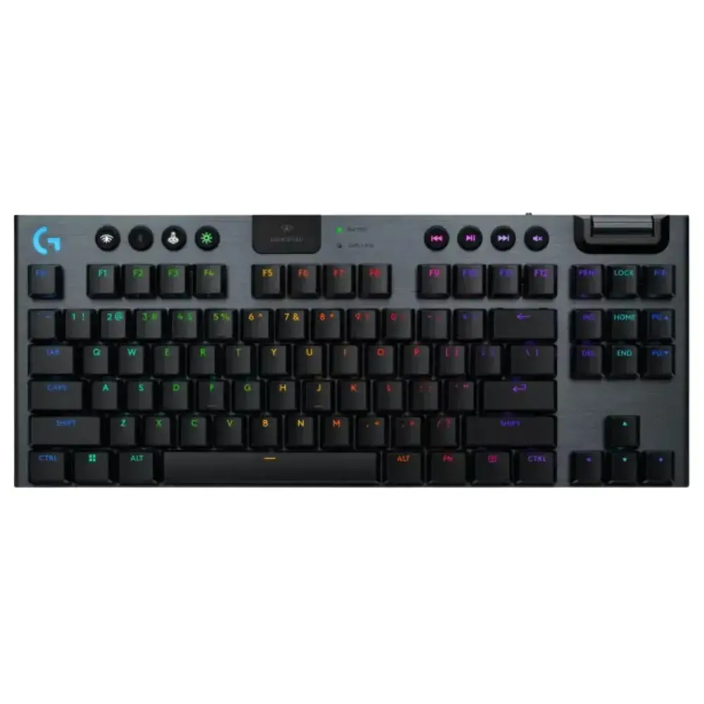 1-10.webp Teclado Gamer Logitech G915 X TKL Lightspeed RGB Lightsync Negro - Imagen 1
