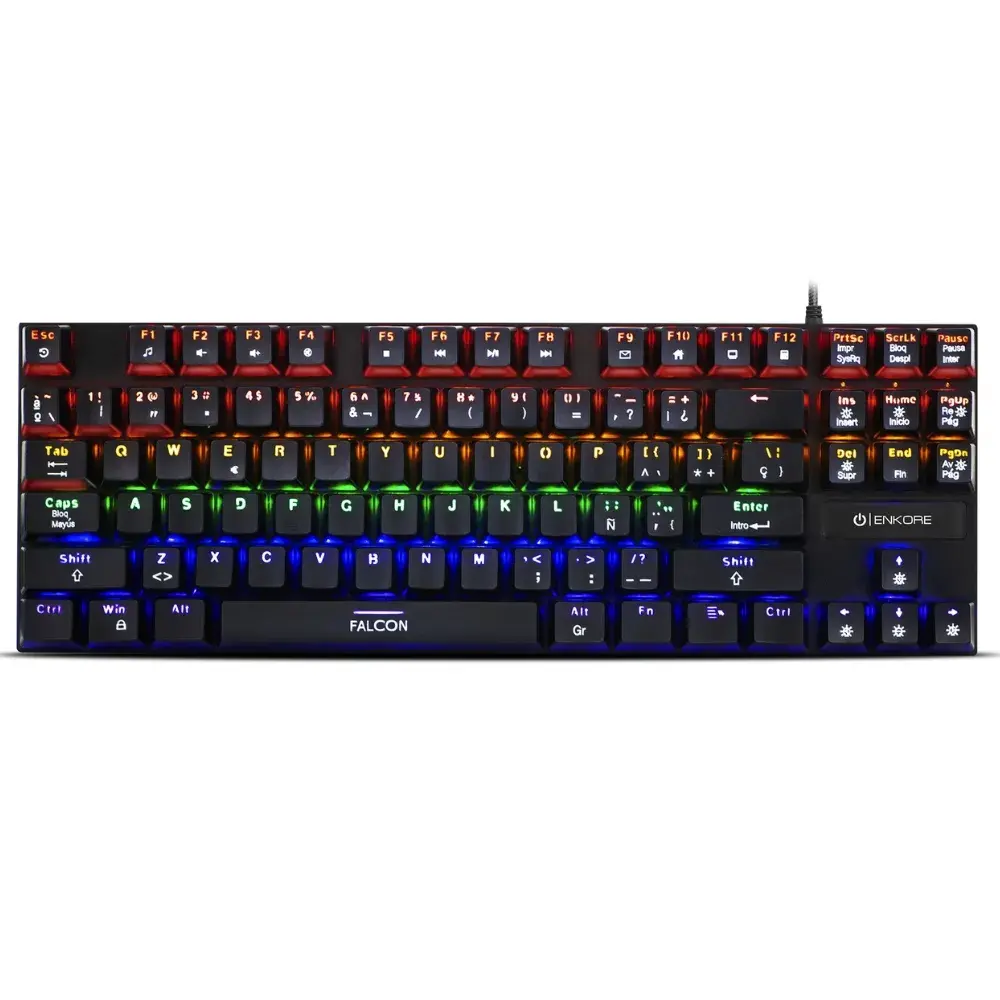 1-13-3.webp Teclado Mecanico Enkore Falcon 87 ENK 1005 Alambrico Iluminación RGB - Imagen 1