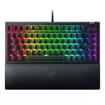Teclado Razer Blackwidow V4 75% Switch Mecánico Naranja 8000 Hz Chroma Negro