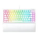 Teclado Razer Blackwidow V4 75% Switch Mecánico Naranja 8000 Hz Chroma Blanco