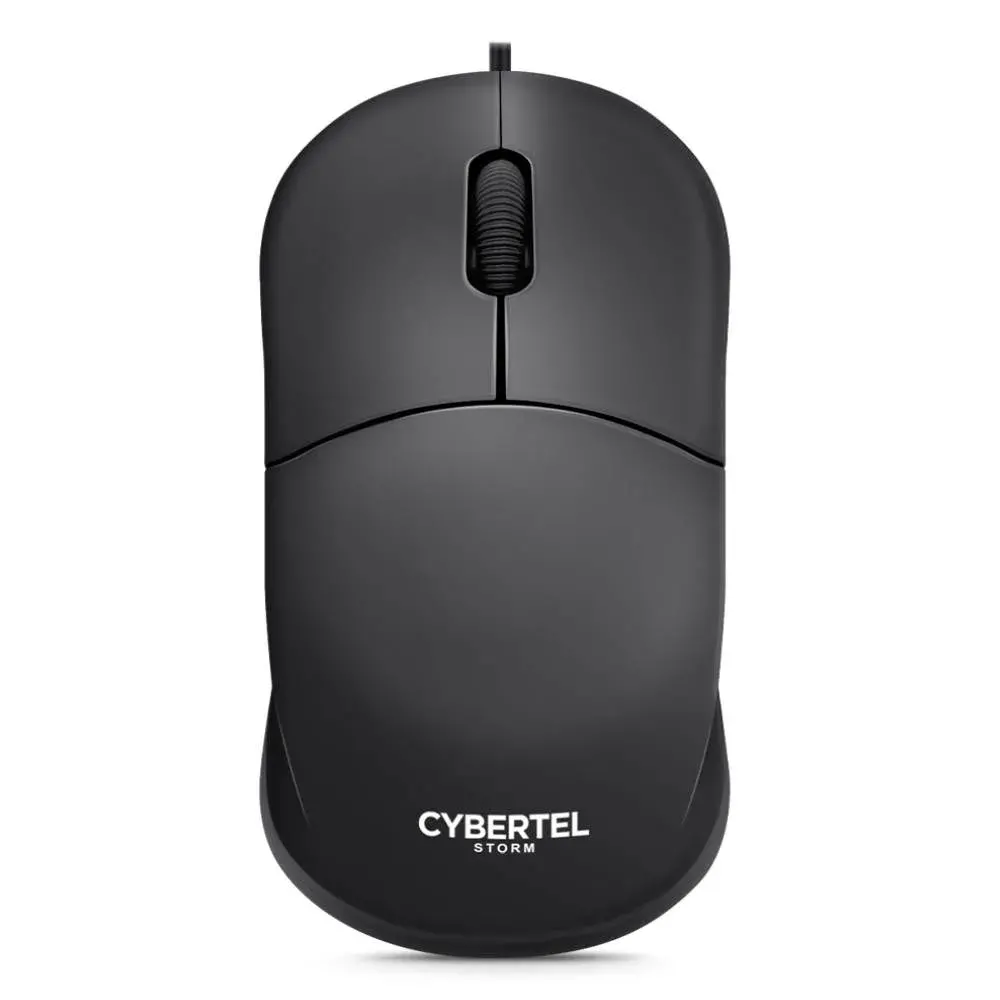 1-5-10.webp Mouse Óptico Cybertel Storm CYB M103 Alambrico USB 1000 DPI Negro - Imagen 1