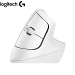 Mouse Logitech Lift Vertical ergonomico, conexion Bluetooth y USB, 4000 DPI, color blanco - Imagen 3