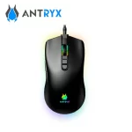 Kit teclado y mouse gamer Antryx GC 3100, switch azul, USB, luces RGB Rainbow, color negro - Imagen 4