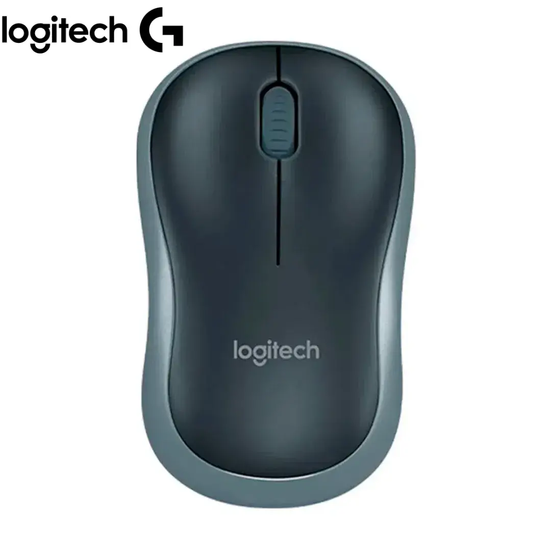 130.webp Mouse Logitech M185, conexion inalambrica, 3 botones, color negro - Imagen 1