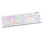 Teclado Mecanico Enkore Royale ENK 1003 Iluminacion RGB Switch Rojo USB Blanco - Imagen 2