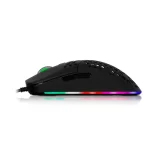 Mouse Gamer Alambrico Micronics Warrior MIC GM827 RGB DPI 7200 Color Negro - Imagen 2
