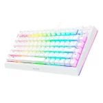 Teclado Razer Blackwidow V4 75% Switch Mecánico Naranja 8000 Hz Chroma Blanco - Imagen 2