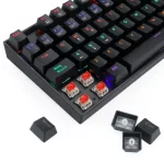 Teclado Redragon Kumara K552 Mecanico Sw Rojo Rainbow Negro - Imagen 2