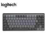 Teclado Logitech Mx Mechanical Mini, conexion inalambrica, iluminacion blanca, color negro