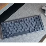 Teclado Logitech Mx Mechanical Mini, conexion inalambrica, iluminacion blanca, color negro - Imagen 3