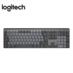 Teclado Logitech Mx Mechanical, conexion inalambrica, iluminacion blanca, color negro