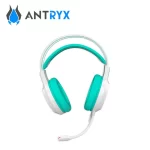 Audifono gamer Antryx Iris W, cancelacion de ruido, 7.1 virtual, con microfono, USB, color turquesa - Imagen 3