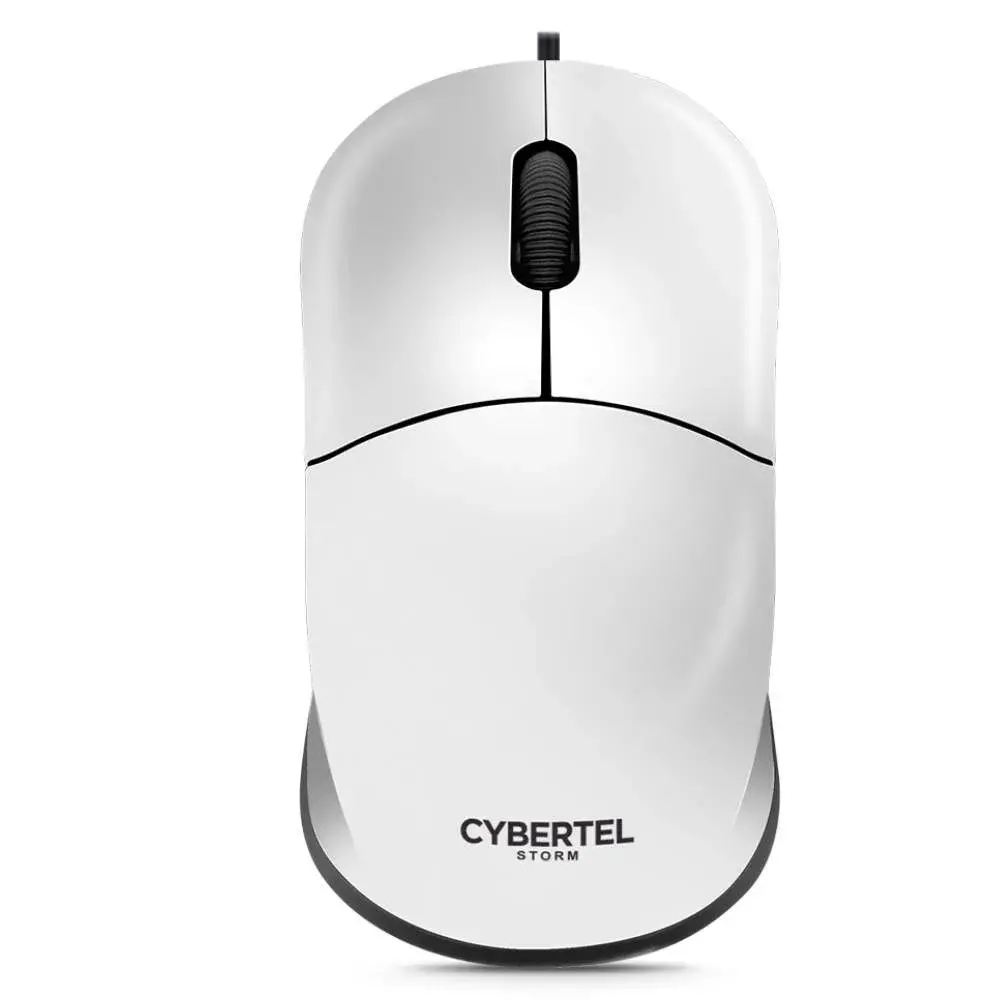 3-2-13.webp Mouse Óptico Cybertel Storm CYB M103 1000 DPI Blanco - Imagen 1