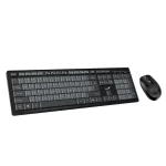 Combo Teclado Genius y Mouse Wireless Smart KM-8200 AI Copilot Usb Negro - Imagen 3