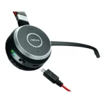 Audifono Jabra Evolve 65 SE Duo UC USB A con microfono Negro - Imagen 3