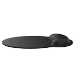 Mouse Pad Genius G-WMP 100 con Base Antideslizante con Descansador de Muñeca Negro - Imagen 3
