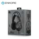 Audifono Gamer Enkore Alambrico Stereo EKHG1009 U Luz RGB Rainbow LED USB - Imagen 3