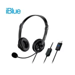 Audífono c/microf IBLUE  HS-3001BK