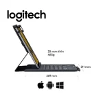Teclado Logitech Universal Folio 9" a 10" Bluetooth Negro - Imagen 3