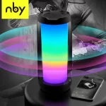 Parlante Bluetooth 5.0 NBY RGB LED 10W Batería recargable - Imagen 4