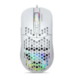 Mouse Gamer Alambrico Micronics Warrior MIC GM827W RGB DPI 7200 Color Blanco