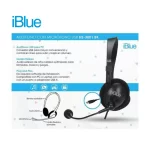 Audífono c/microf IBLUE  HS-3001BK - Imagen 3