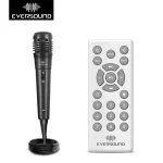 Parlante Bluetooth con microfono alambrico Eversound Vibratto 8″ x 2 EV 5008 RGB - Imagen 5