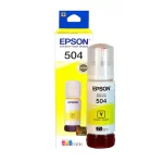 Botella de Tinta Epson T504 70ml Color Amarillo