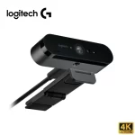 Camara web Logitech B2B Brio, resolucion Ultra HD 4K, color negro - Imagen 3