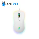 Kit gamer Antryx audífono, teclado y mouse GC 3100 X3, switch azul, RGB, alambrico, color blanco - Imagen 3