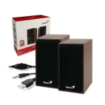 Parlante Genius SP-HF180 USB POWER 6W Wood - Imagen 3