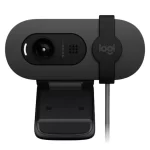 Camara web Logitech Brio 100 Full HD 1080p USB A, color grafito - Imagen 2