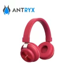 Audifono Antryx DS H650, con microfono, jack 3.5mm, color rojo - Imagen 2