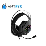 Audifono gamer Antryx Raider Plus, vitual 7.1, USB, luces RGB, color negro - Imagen 3