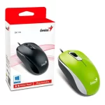 Mouse Genius Dx-110 USB Óptico 1000 DPI Verde - Imagen 3