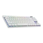 Teclado Logitech PRO X TKL lightspeed, conexion USB, color blanco - Imagen 2