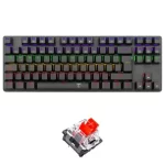 Teclado Mecanico T-Dagger T-TGK313-RD Bora Rainbow Sp Sw Rojo - Imagen 2