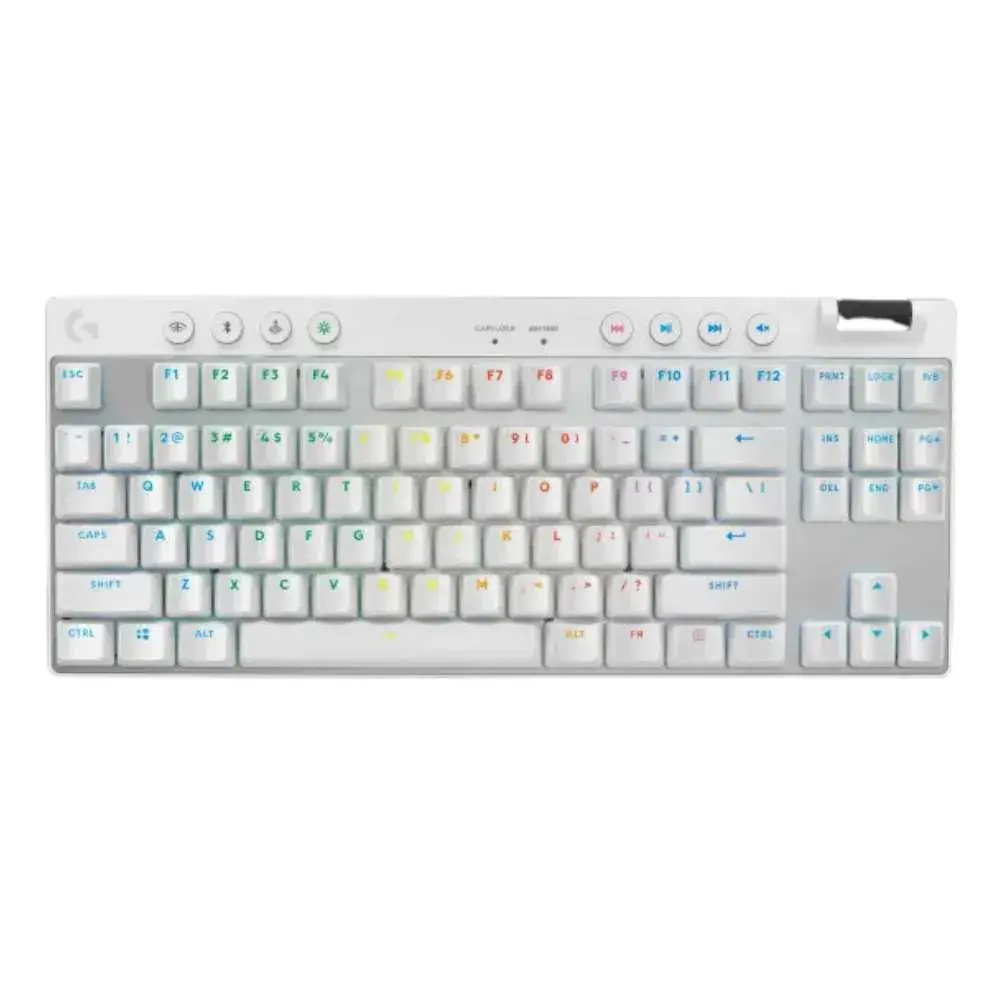 Diseno-sin-titulo-2024-06-26T162612.769.webp Teclado Logitech PRO X TKL lightspeed, conexion USB, color blanco - Imagen 1