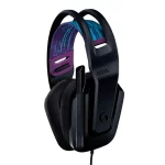 Audifono Logitech G335 alambrico con microfono, color negro - Imagen 3