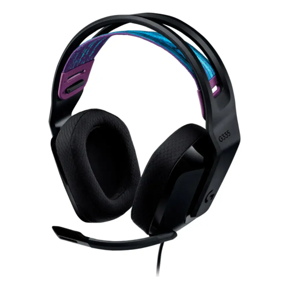 G335.webp Audifono Logitech G335 alambrico con microfono, color negro - Imagen 1