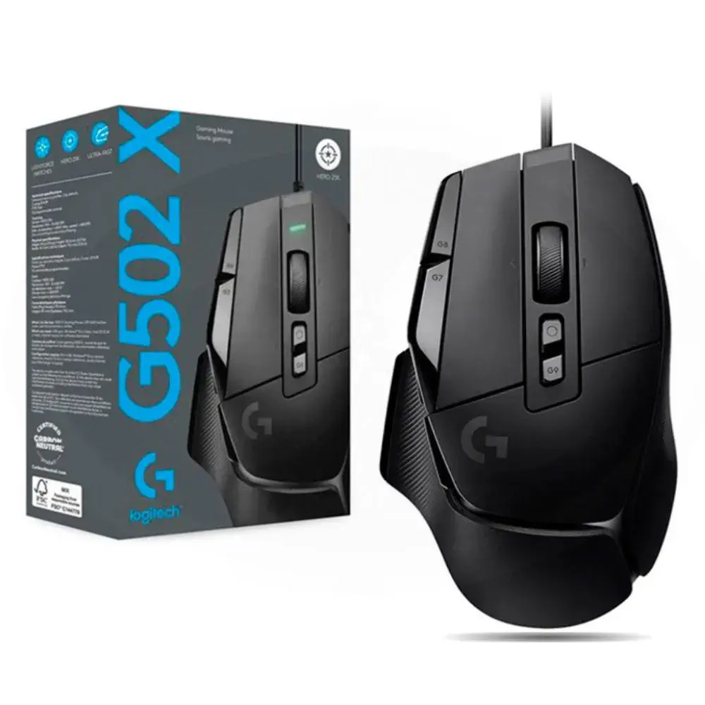 G502-X.webp Mouse Gamer Logitech G502 X 25k Negro - Imagen 1
