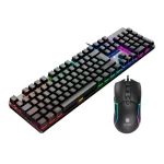 Teclado mecanico Antryx GC 3500, switch rojo, luces RGB Rainbow, USB, color negro - Imagen 2